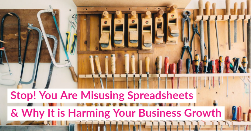 Stop! You Are Misusing Spreadsheets & Why it is Harming Your Business Growth