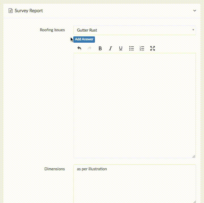 Adding standard paragraphs in SwiftCase