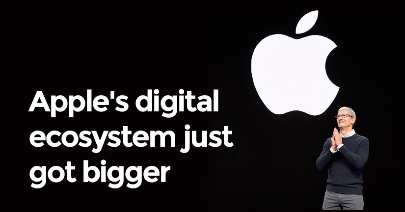 Apple's digital ecosystem just got bigger...