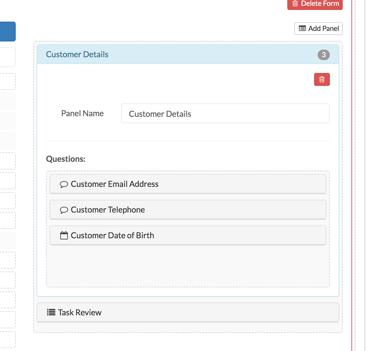 Adding form to workflow